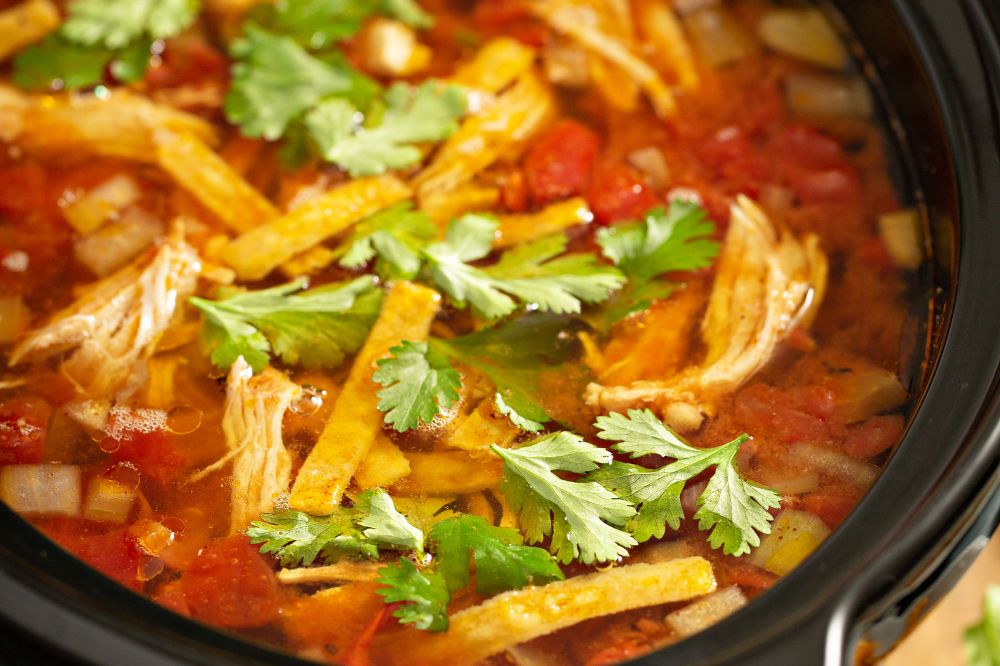 Tortilla Soup In A Slow Cooker
